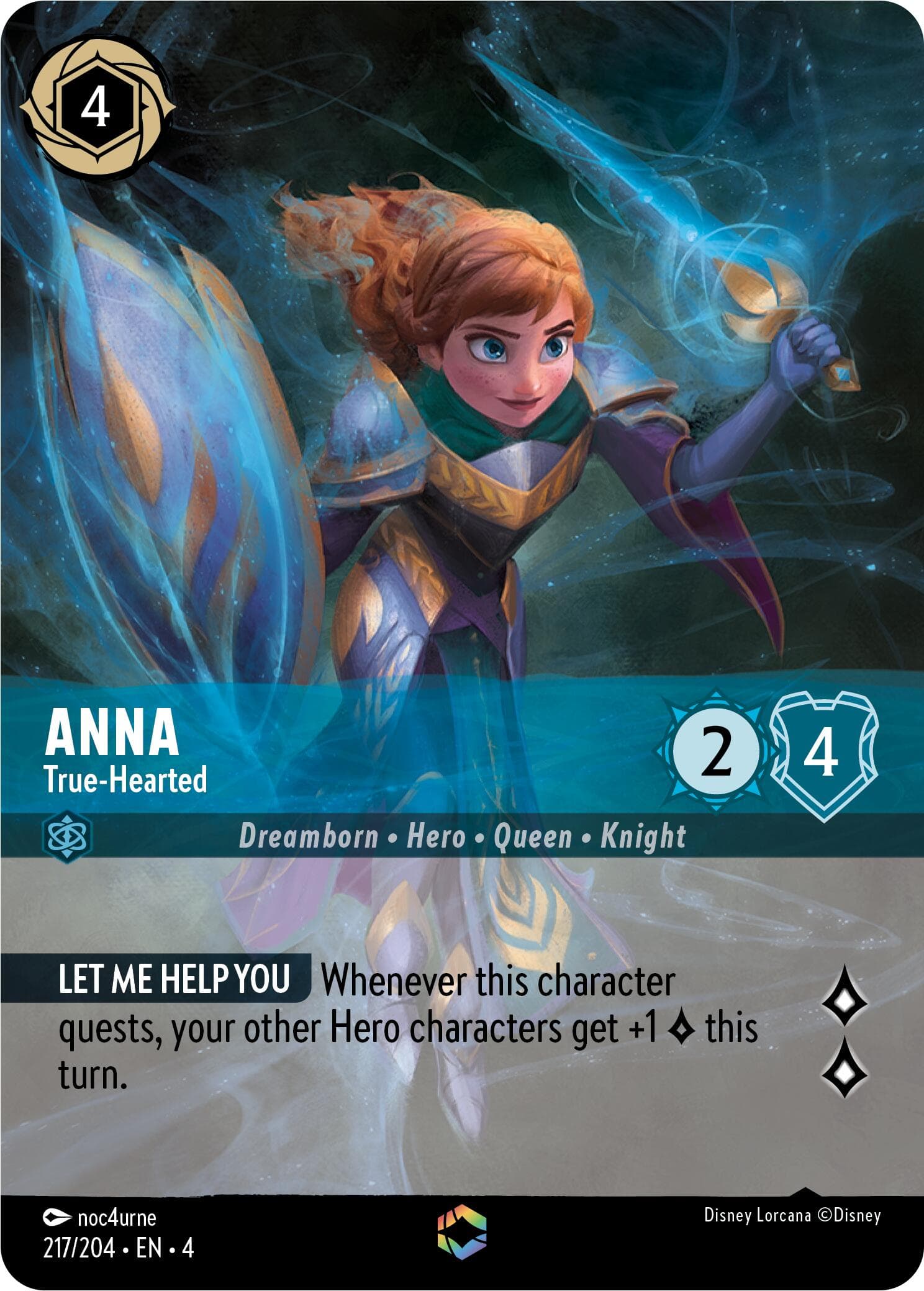 Anna - True-Hearted (Enchanted) — Ursula's Return card