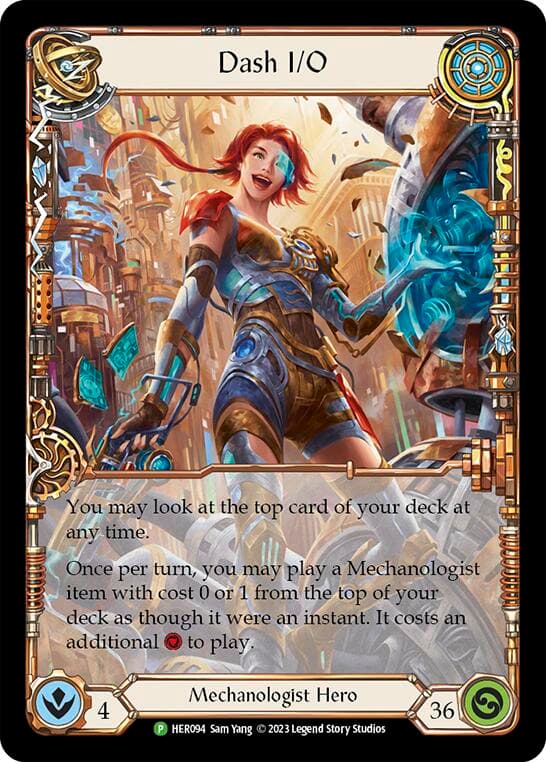Dash I/O - HER094 — Flesh and Blood: Promo Cards card