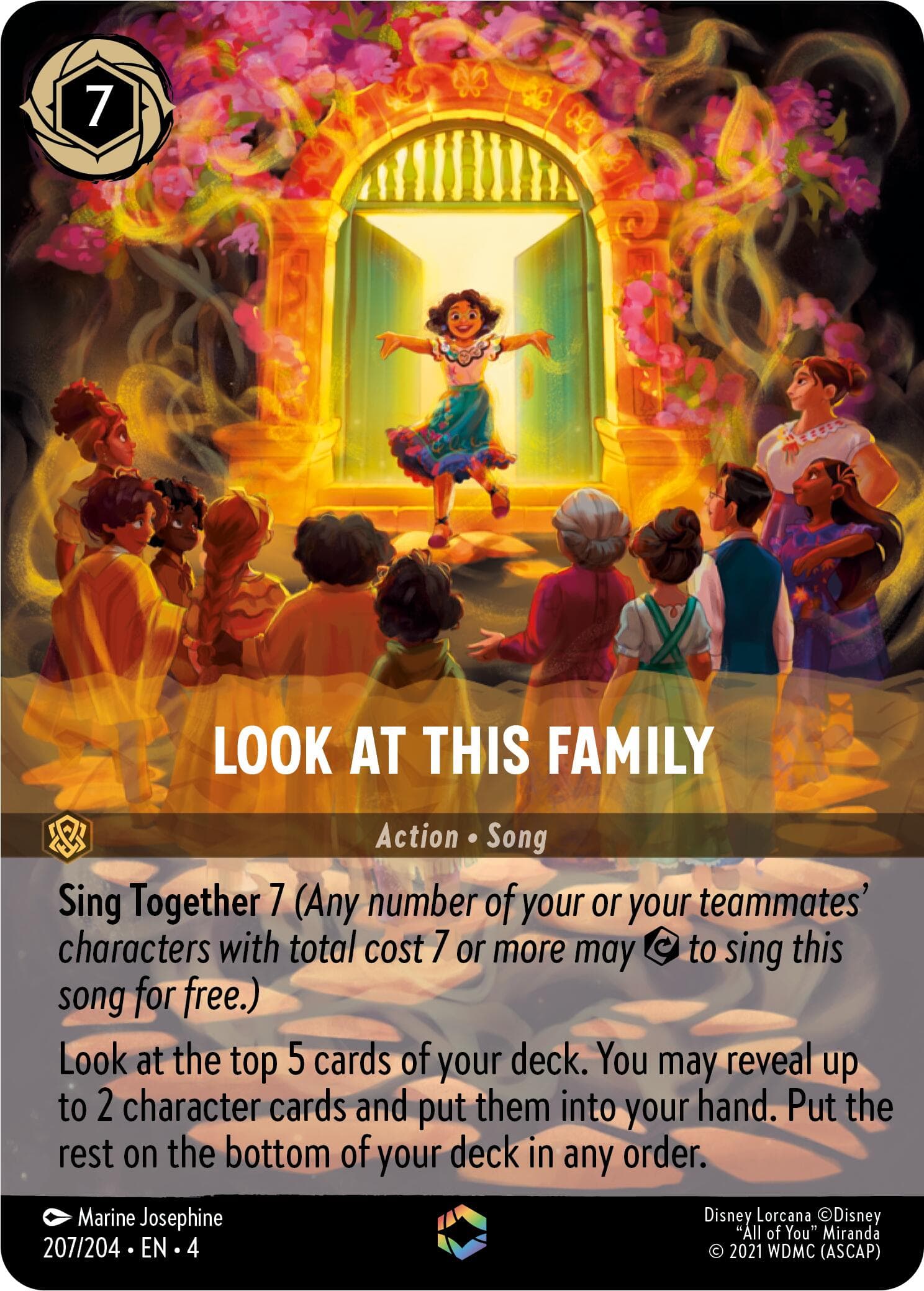 Look at This Family (Enchanted) — Ursula's Return card