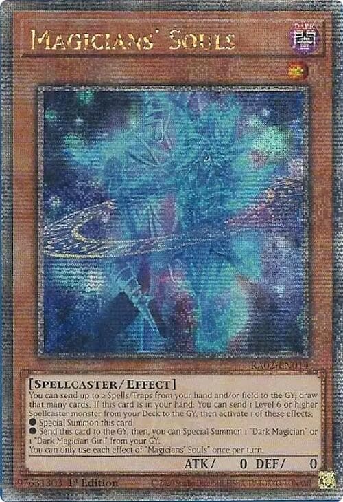 Magicians' Souls (Quarter Century Secret Rare) — 25th Anniversary Rarity Collection II card