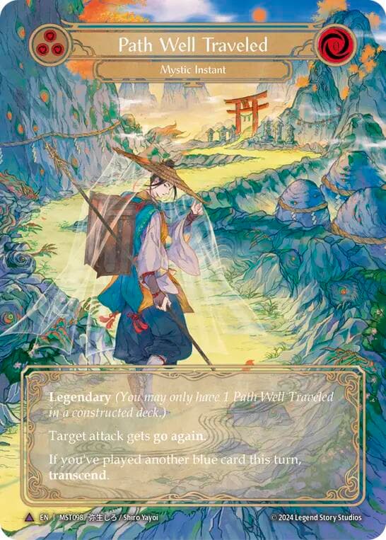 Path Well Traveled // Inner Chi (Marvel) — Part the Mistveil card