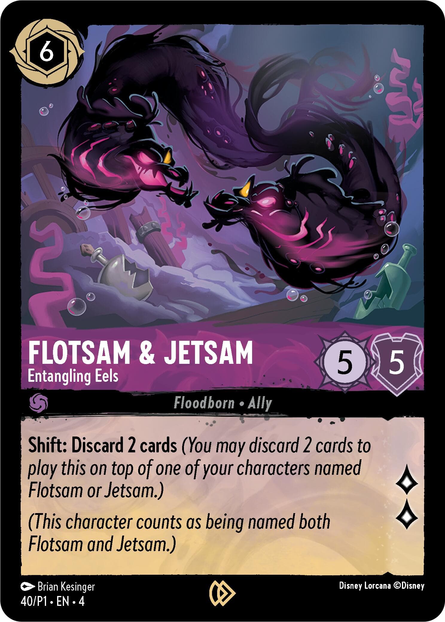 Flotsam & Jetsam - Entangling Eels — Disney Lorcana Promo Cards card