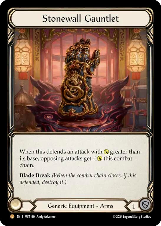 Stonewall Gauntlet — Part the Mistveil card