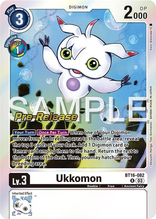 Ukkomon — Beginning Observer Pre-Release Cards card