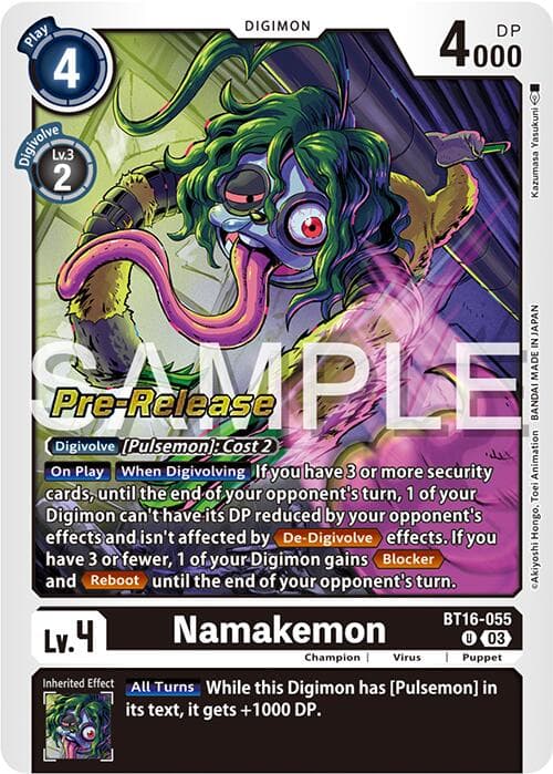 Namakemon — Beginning Observer Pre-Release Cards card