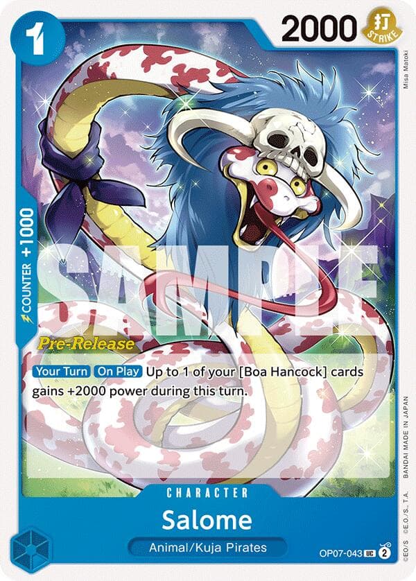 Salome — 500 Years in the Future Pre-Release Cards card