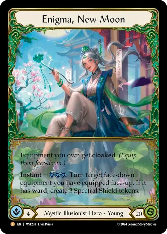 Enigma, New Moon — Part the Mistveil card