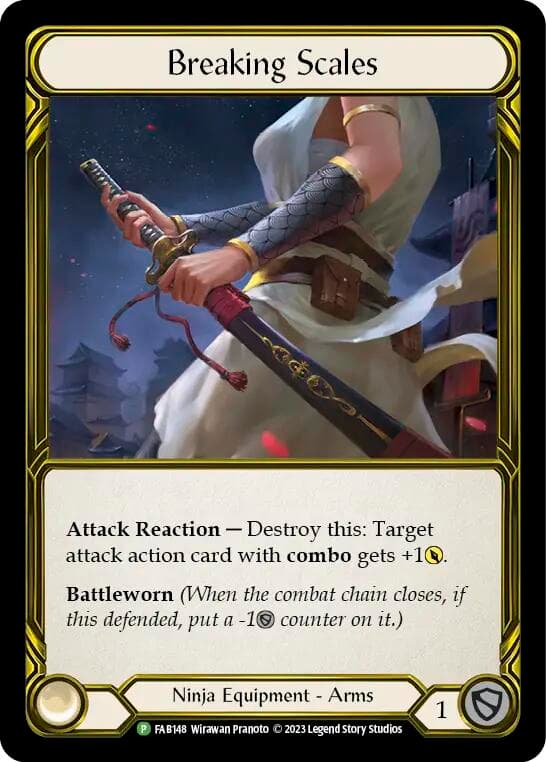 Breaking Scales (Golden) - FAB148 — Flesh and Blood: Promo Cards card