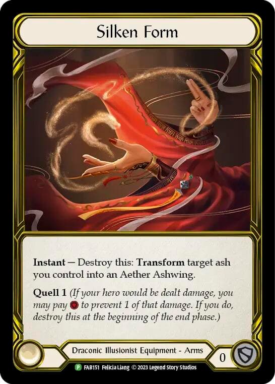 Silken Form (Golden) - FAB151 — Flesh and Blood: Promo Cards card