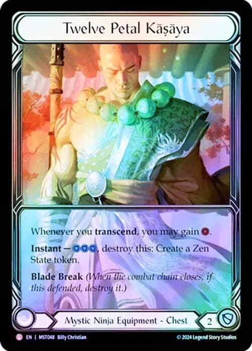 Twelve Petal Kasaya (Extended Art) — Part the Mistveil card