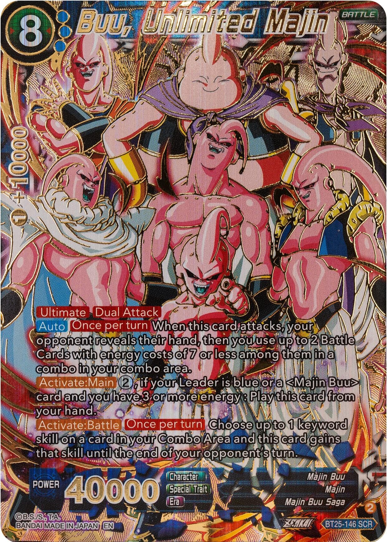 Buu, Unlimited Majin — Legend of the Dragon Balls card