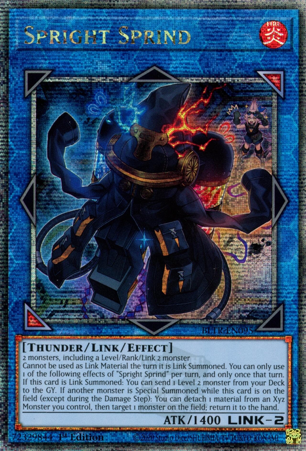Spright Sprind (Quarter Century Secret Rare) — Battles of Legend: Terminal Revenge card