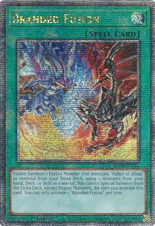 Branded Fusion (Quarter Century Secret Rare) — Battles of Legend: Terminal Revenge card