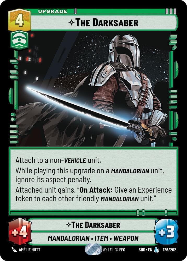 The Darksaber — Shadows of the Galaxy card