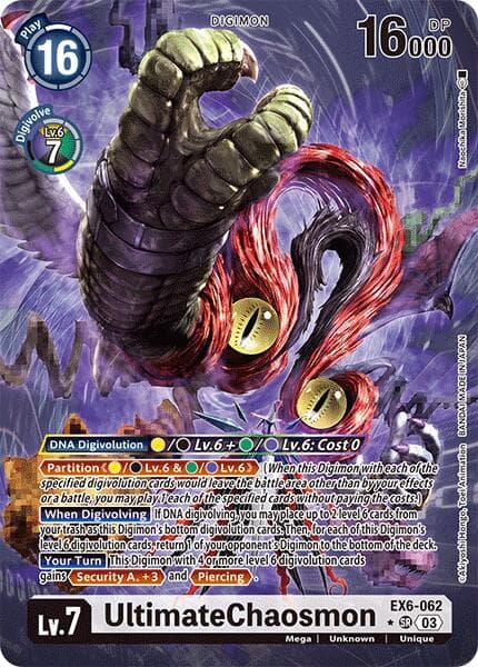 UltimateChaosmon (Alternate Art) — Infernal Ascension card
