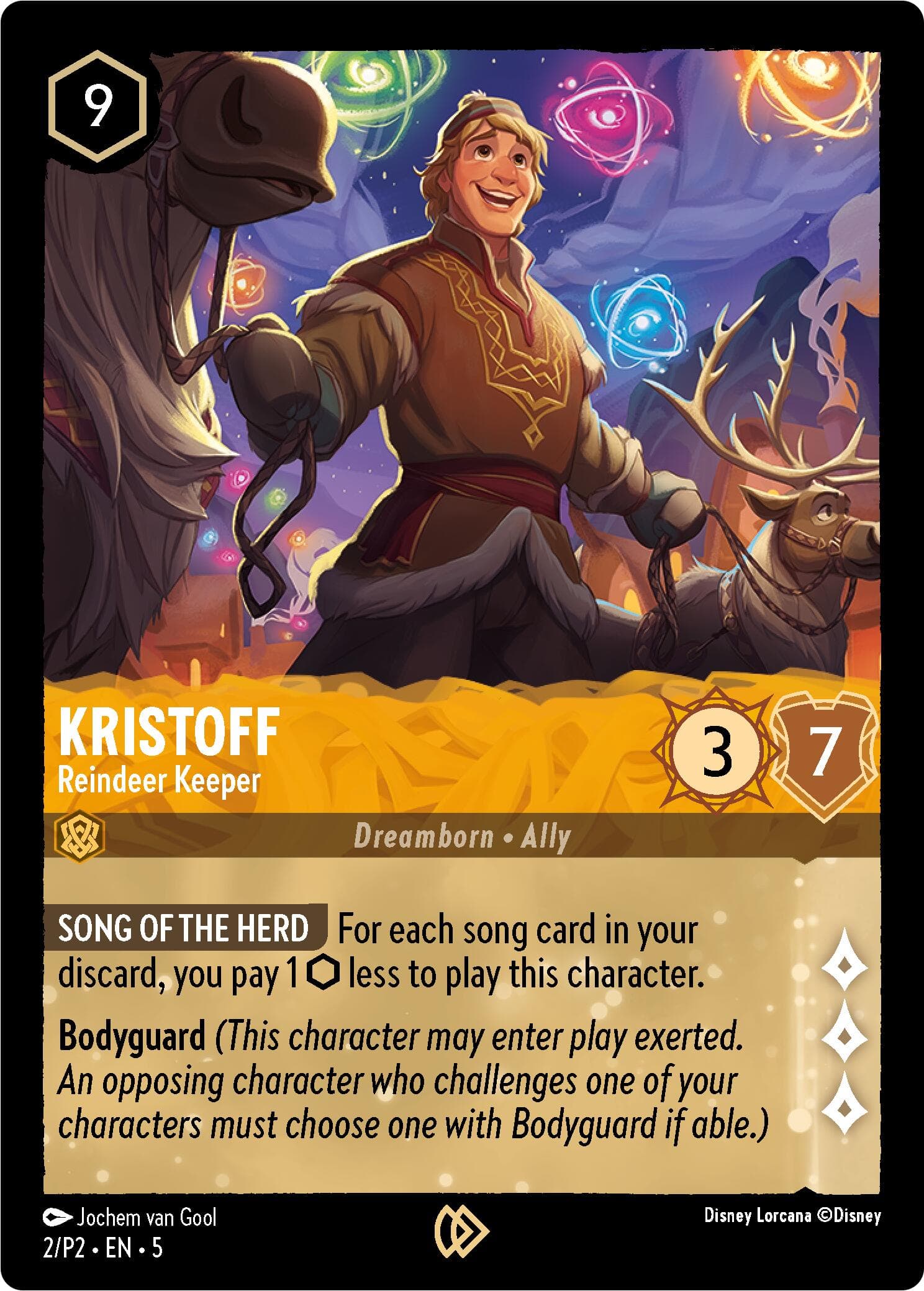 Kristoff - Reindeer Keeper — Disney Lorcana Promo Cards card