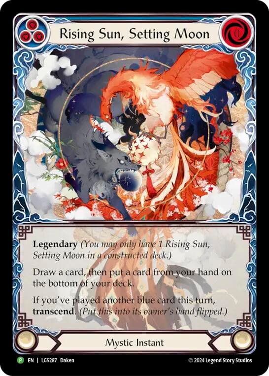 Rising Sun, Setting Moon // Inner Chi - LGS287 — Flesh and Blood: Promo Cards card