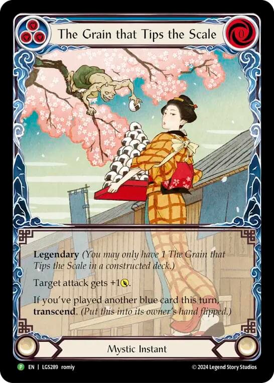 The Grain that Tips the Scale // Inner Chi - LGS289 — Flesh and Blood: Promo Cards card
