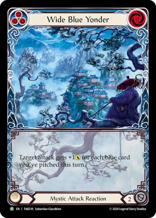 Wide Blue Yonder - FAB239 — Flesh and Blood: Promo Cards card