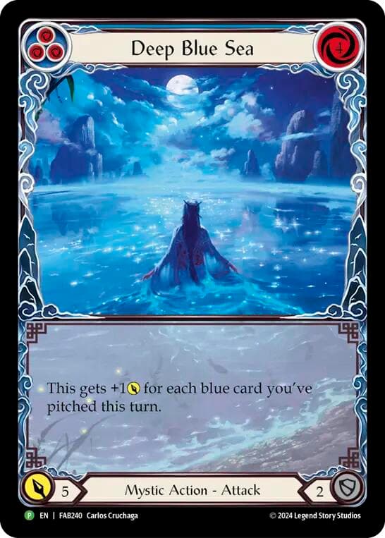 Deep Blue Sea - FAB240 — Flesh and Blood: Promo Cards card