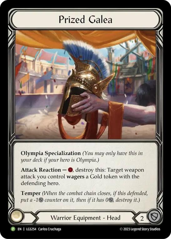 Prized Galea - LGS254 — Flesh and Blood: Promo Cards card