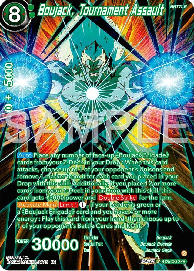 Boujack, Tournament Assault (SPR) — Legend of the Dragon Balls card