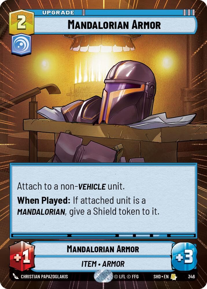 Mandalorian Armor (Hyperspace) — Shadows of the Galaxy card
