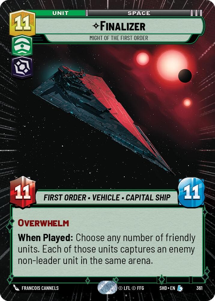 Finalizer - Might of the First Order (Hyperspace) — Shadows of the Galaxy card