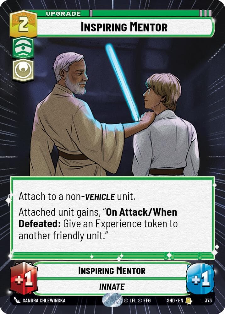 Inspiring Mentor (Hyperspace) — Shadows of the Galaxy card