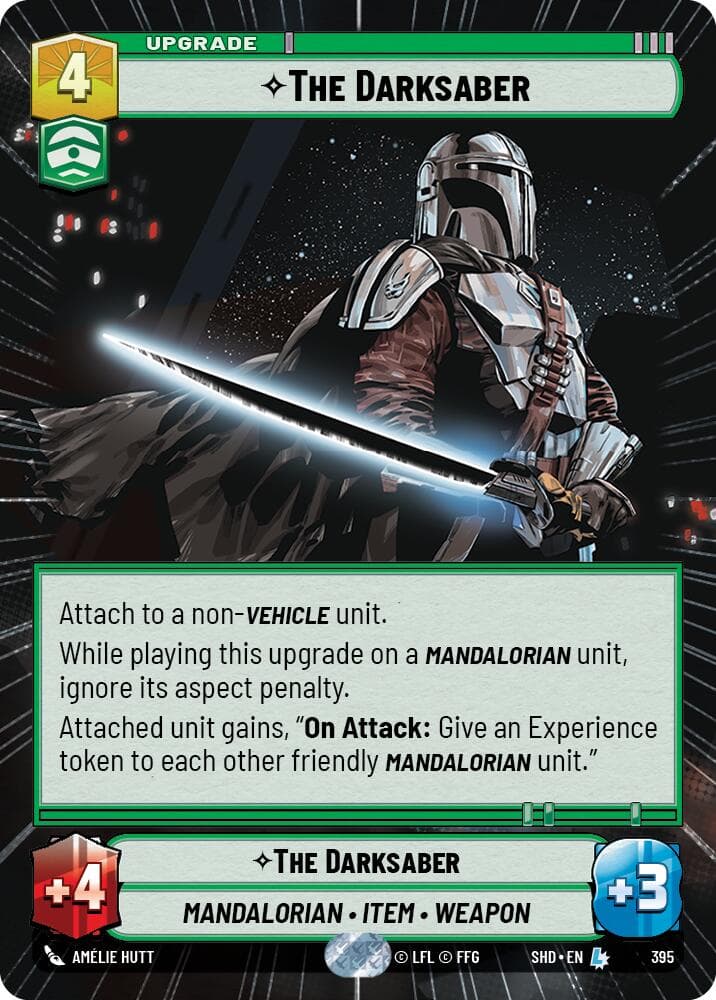 The Darksaber (Hyperspace) — Shadows of the Galaxy card