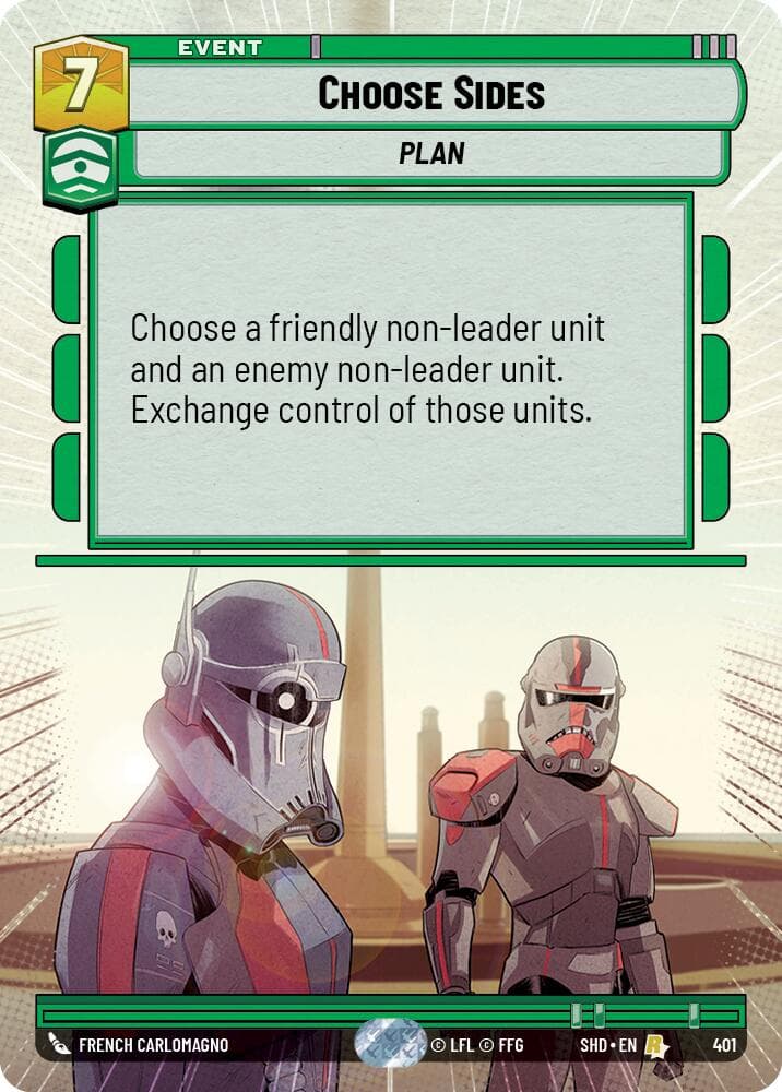 Choose Sides (Hyperspace) — Shadows of the Galaxy card