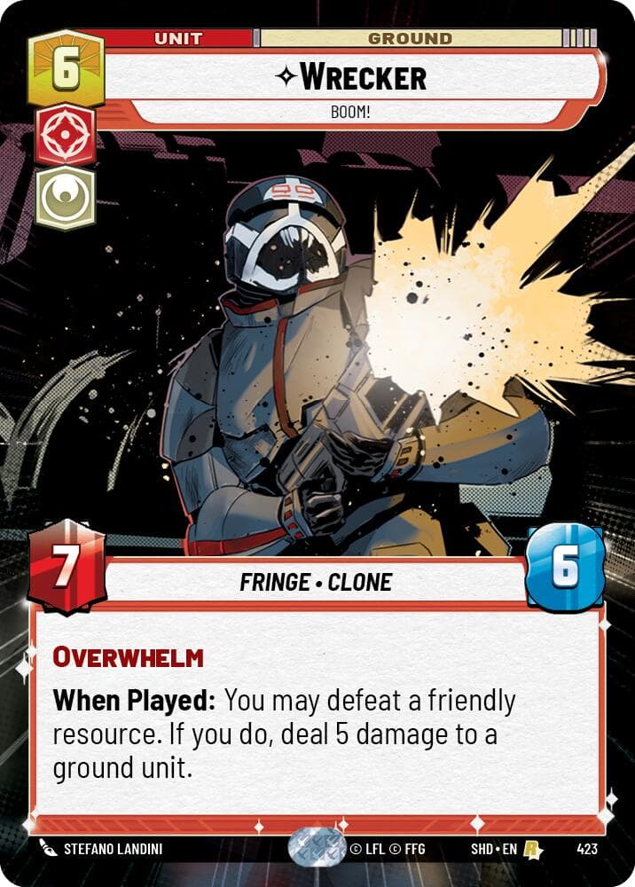 Wrecker - BOOM! (Hyperspace) — Shadows of the Galaxy card