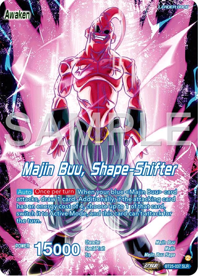 Majin Buu // Majin Buu, Shape-Shifter (SLR) — Legend of the Dragon Balls card