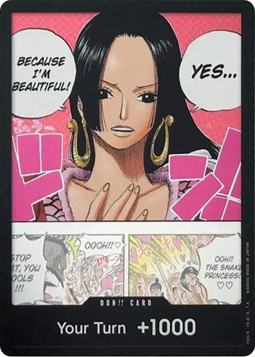 DON!! Card (Boa Hancock) (Double Pack Set Vol. 4) — 500 Years in the Future card