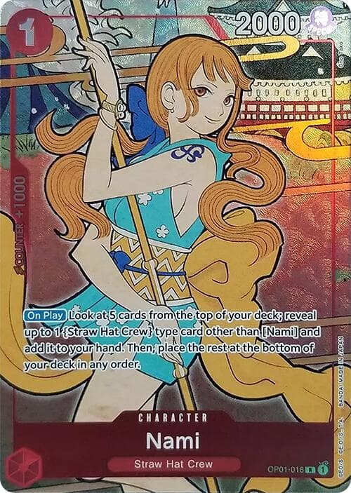 Nami (English Version 1st Anniversary Set) — One Piece Promotion Cards card