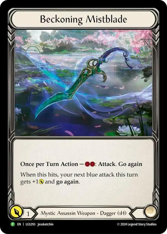 Beckoning Mistblade - LGS293 — Flesh and Blood: Promo Cards card
