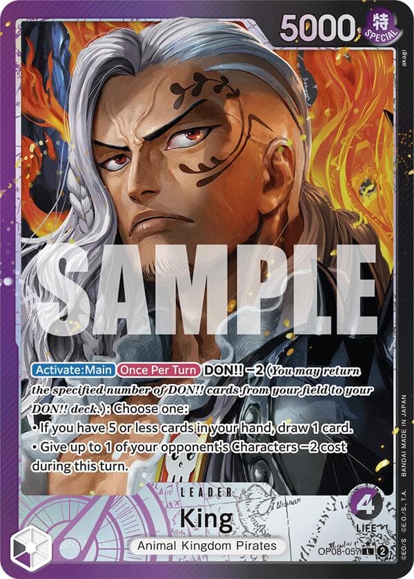 King (057) (Parallel) — Two Legends card