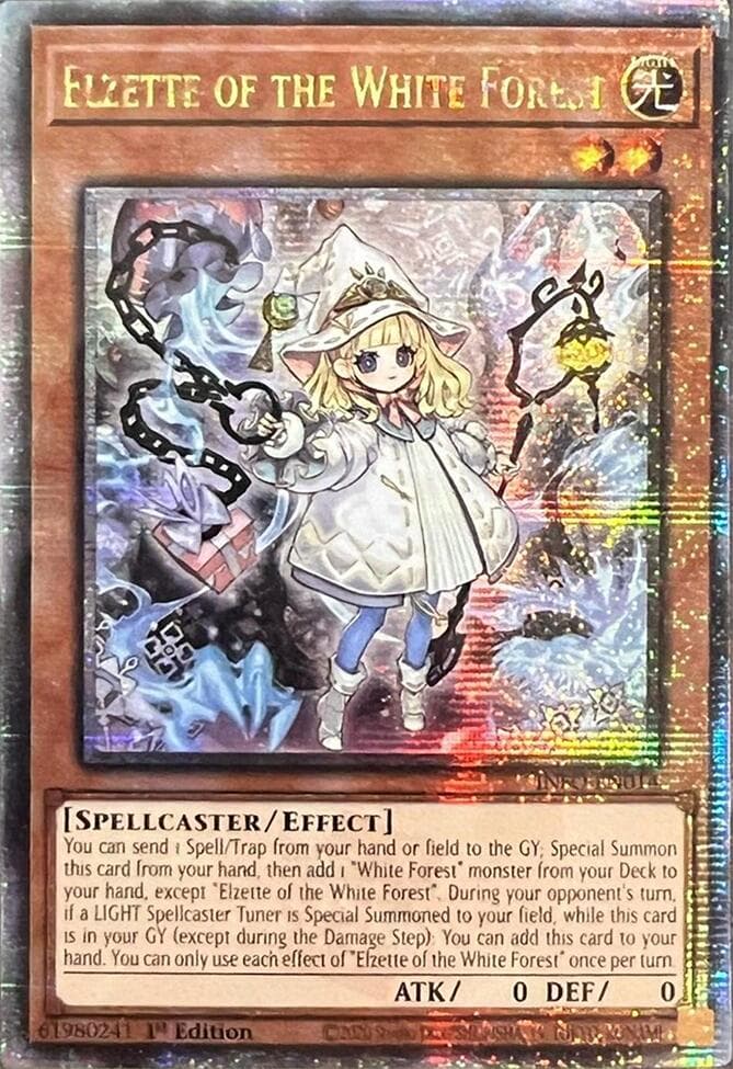 Elzette of the White Forest (Quarter Century Secret Rare) — The Infinite Forbidden card