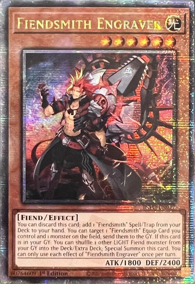 Fiendsmith Engraver (Quarter Century Secret Rare) — The Infinite Forbidden card
