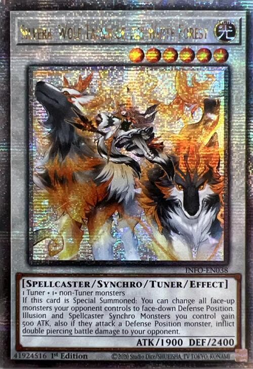 Silvera, Wolf Tamer of the White Forest (Quarter Century Secret Rare) — The Infinite Forbidden card