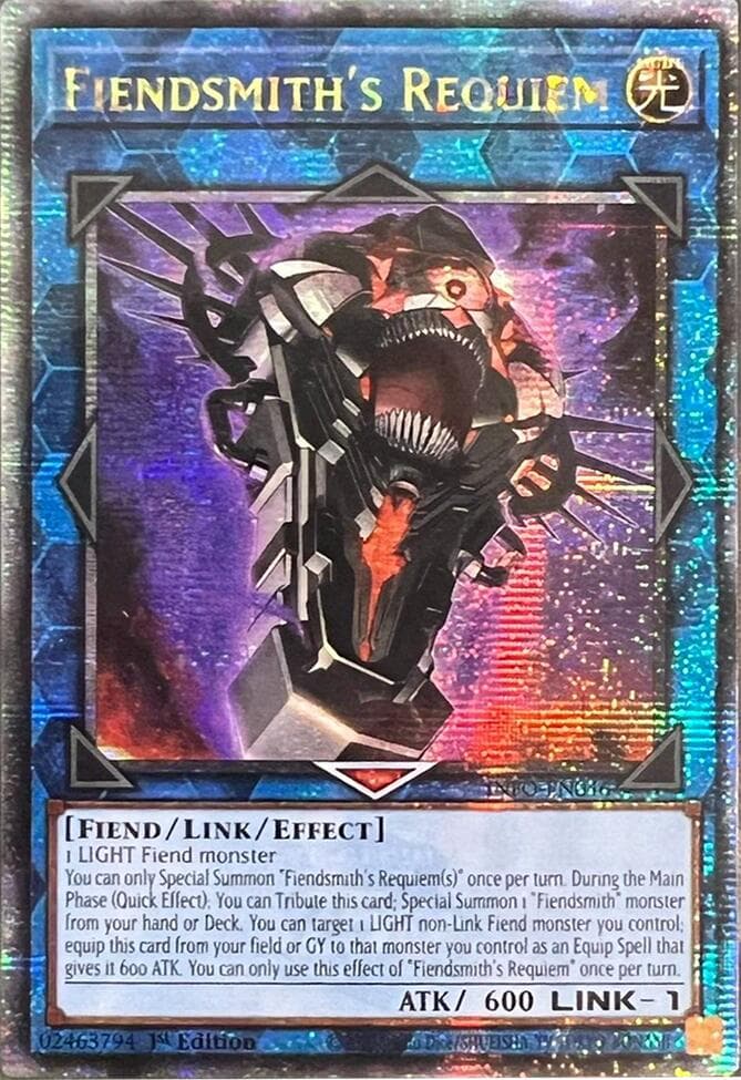 Fiendsmith's Requiem (Quarter Century Secret Rare) — The Infinite Forbidden card