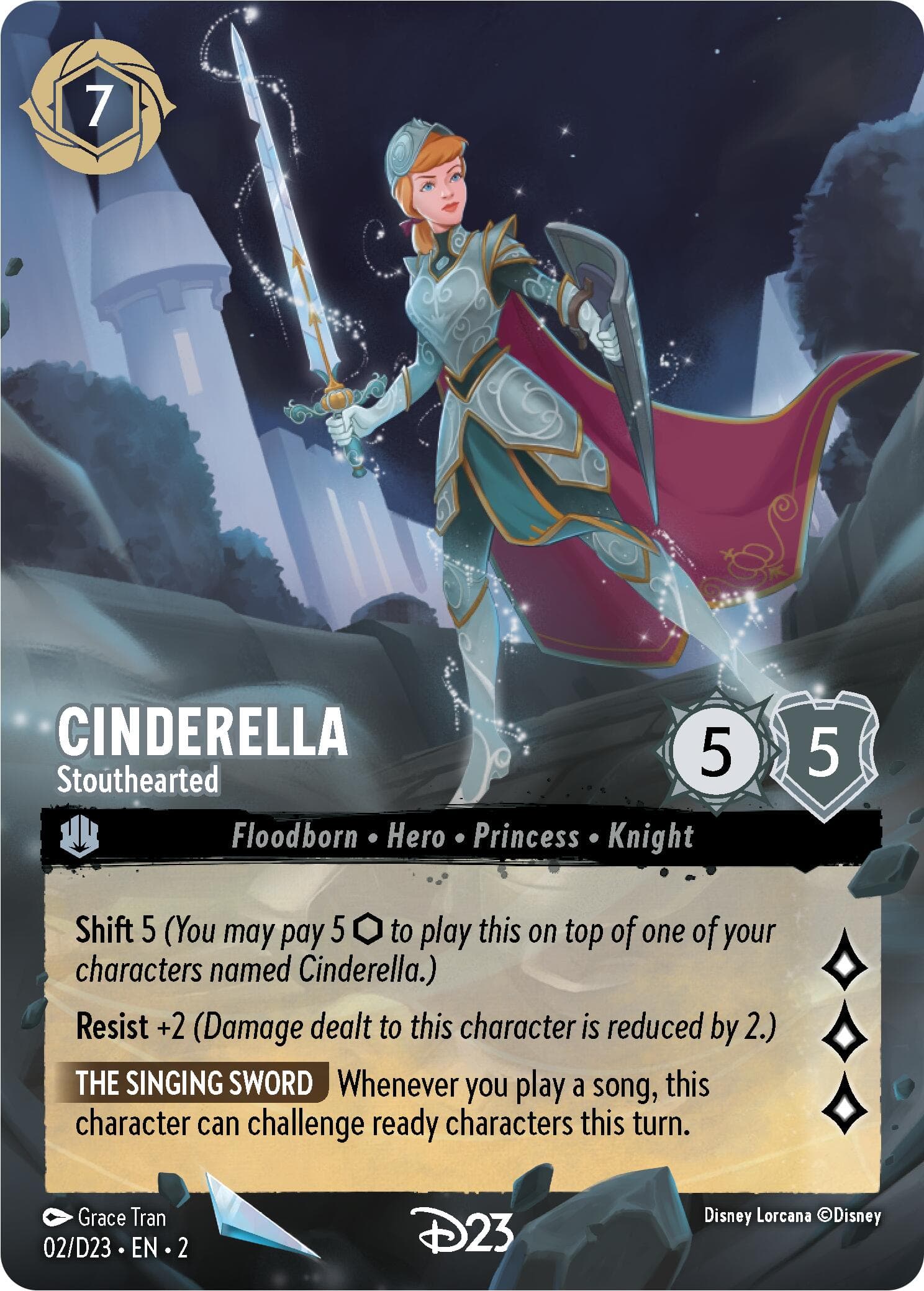 Cinderella - Stouthearted — D23 Promos card