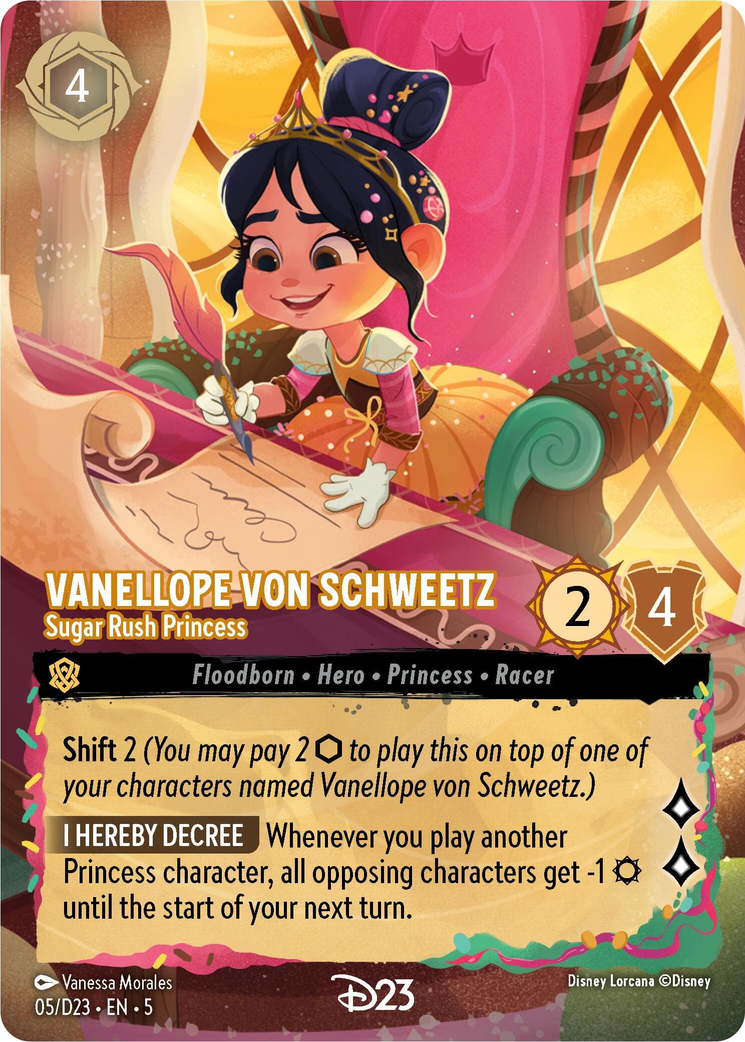 Vanellope von Schweetz - Sugar Rush Princess — D23 Promos card