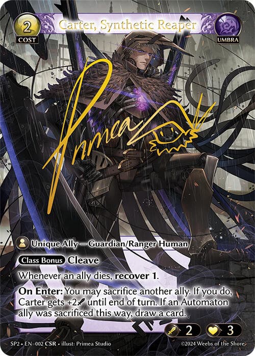 Carter, Synthetic Reaper (CSR) — Supporter Pack 2 card