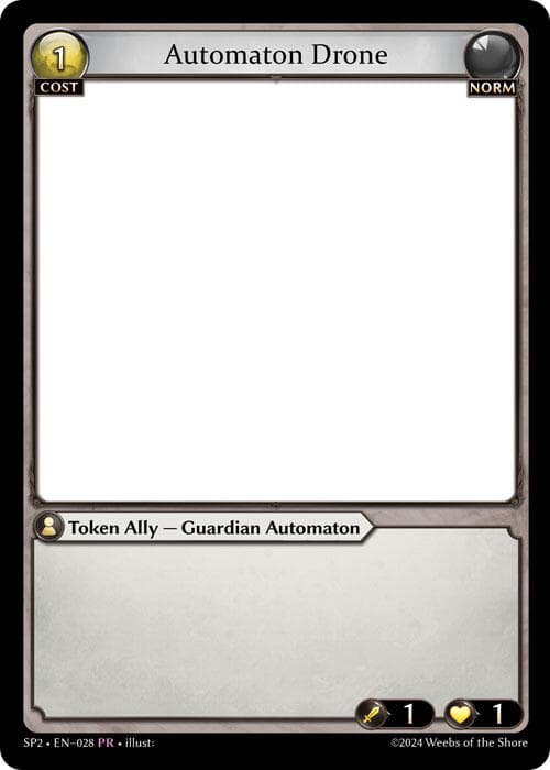 Automaton Drone — Supporter Pack 2 card