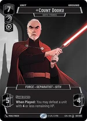 Count Dooku - Darth Tyranus — 2024 Convention Exclusive card
