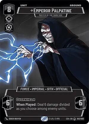 Emperor Palpatine - Master of the Dark Side — 2024 Convention Exclusive card