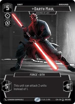 Darth Maul - Revenge at Last — 2024 Convention Exclusive card