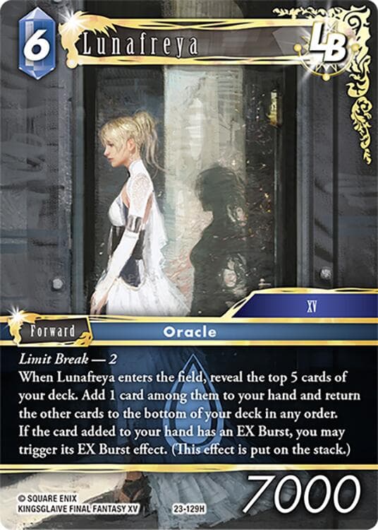 Lunafreya LB — Hidden Trials card