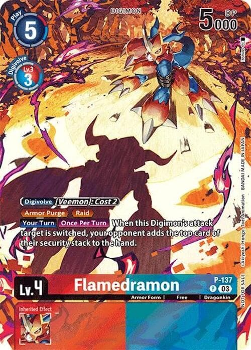 Flamedramon (Update Pack 2024) — Digimon Promotion Cards card